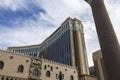 The Venetian hotel and resort with blue sky and clouds in Las Vegas Nevada