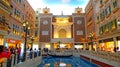 The venetian macau - shopping area and canal