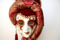 Venetian mask colored with vivid colors