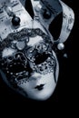 Venetian Mask over black Royalty Free Stock Photo