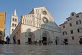 Venetian old church with Romanesque architecture Royalty Free Stock Photo