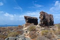 Venetian Ottoman Greek ruins fort, Imeri, Gramvousa, Crete Greece Royalty Free Stock Photo