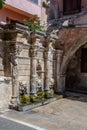 Venetian Rimondi fountain in Rethymnon, Crete, Greece