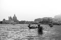 Venetian sea with architecture view. Royalty Free Stock Photo