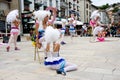 Venetian street show Royalty Free Stock Photo