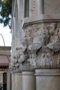 Ornate Venetian column capitals at Epcot Royalty Free Stock Photo