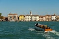 Venetian taxi boat