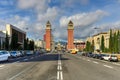 Venetian Tower - Barcelona, Spain Royalty Free Stock Photo