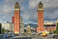 Venetian Tower - Barcelona, Spain Royalty Free Stock Photo