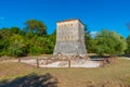 Venetian tower at Butrint national park in Albania Royalty Free Stock Photo