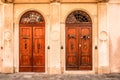 Venetian window, door, arch, architecture from Italy Royalty Free Stock Photo