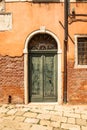 Venetian window, door, arch, architecture from Italy Royalty Free Stock Photo