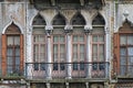 Venetian Windows Royalty Free Stock Photo