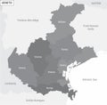 Veneto grayscale map