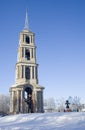 Venev. Belltower of church Royalty Free Stock Photo