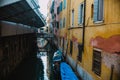 Venezia, Italy 09.08.2017 One of the Venezia water channel