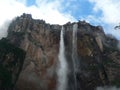 Venezuela adventure travelling: Angel Falls Royalty Free Stock Photo