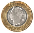 Venezuela bolivar coin Royalty Free Stock Photo