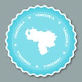 Venezuela, Bolivarian Republic of sticker flat.
