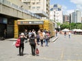 Venezuela, Caracas. Iconic boulevard in the city of Caracas, Boulevard de Chacaito, where you can see the entrance of a Metro stat