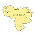 Venezuela country map