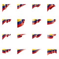 Venezuela flag, vector illustration on a white background