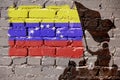 Venezuela flag on wall