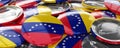 Venezuela - round badges with country flag