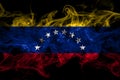 Venezuela smoke flag isolated on black background Royalty Free Stock Photo