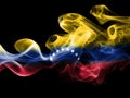 Venezuela smoke flag Royalty Free Stock Photo