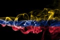 Venezuela smoke flag Royalty Free Stock Photo