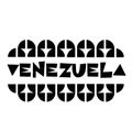 VENEZUELA stamp on white background