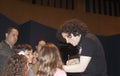 Famous Venezuelan conductor Gustavo Dudamel signing autographs after a concert in Teatro Teresa Carreno Caracas Venezuela