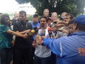 Venezuelan congressman Freddy Guevara Protests in Venezuela