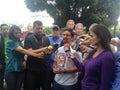 Venezuelan congressman Freddy Guevara Protests in Venezuela