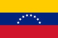 Venezuelan national flag, official flag of venezuela accurate colors