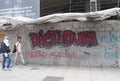 Venezuelan people protesting against Maduro