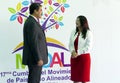 Venezuelan President Nicolas Maduro and first lady Cilia Flores
