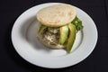 Venezuelan typical food, arepa Royalty Free Stock Photo