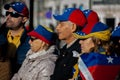 Porto / Portugal - 02/02/2019: Venezuelans in Portugal protest against Nicolas Maduro