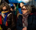 Porto / Portugal - 02/02/2019: Venezuelans in Portugal protest against Nicolas Maduro