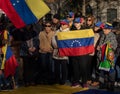Porto / Portugal - 02/02/2019: Venezuelans in Portugal protest against Nicolas Maduro