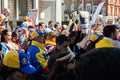 Venezuelans protest outside their countrys embassy