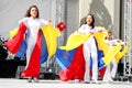 Venezuelans in traditional costume