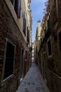 Narrow access path in Venice Royalty Free Stock Photo