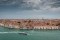 Venice aerial view from Giudecca channel