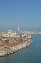 Venice From Air panorama View Horizon citiscape Royalty Free Stock Photo