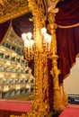 VENICE - APRIL 7, 2014: Interior of La Fenice Theatre. Teatro La