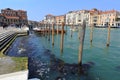 Venice - April 10, 2017: The view on Grand Canal Canal Grande,