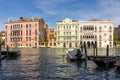 Venice architecture on Grand canal with Ca D`Oro palace, Italy Royalty Free Stock Photo